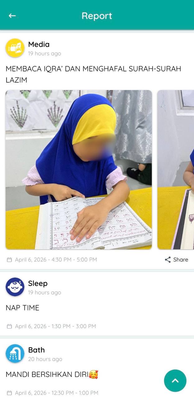 Iqra and Quran memorization report